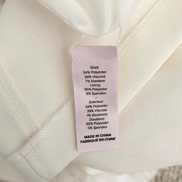 cinq a sept - NWT cassaleigh dress waist tie wrap sleeveless mini dressy ivory - Picture 10 of 10